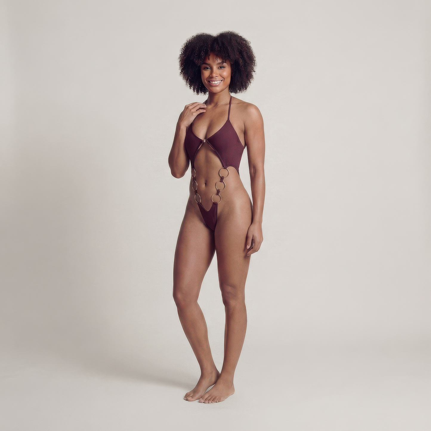 Ipanema High-Waisted One-Piece Swimsuit