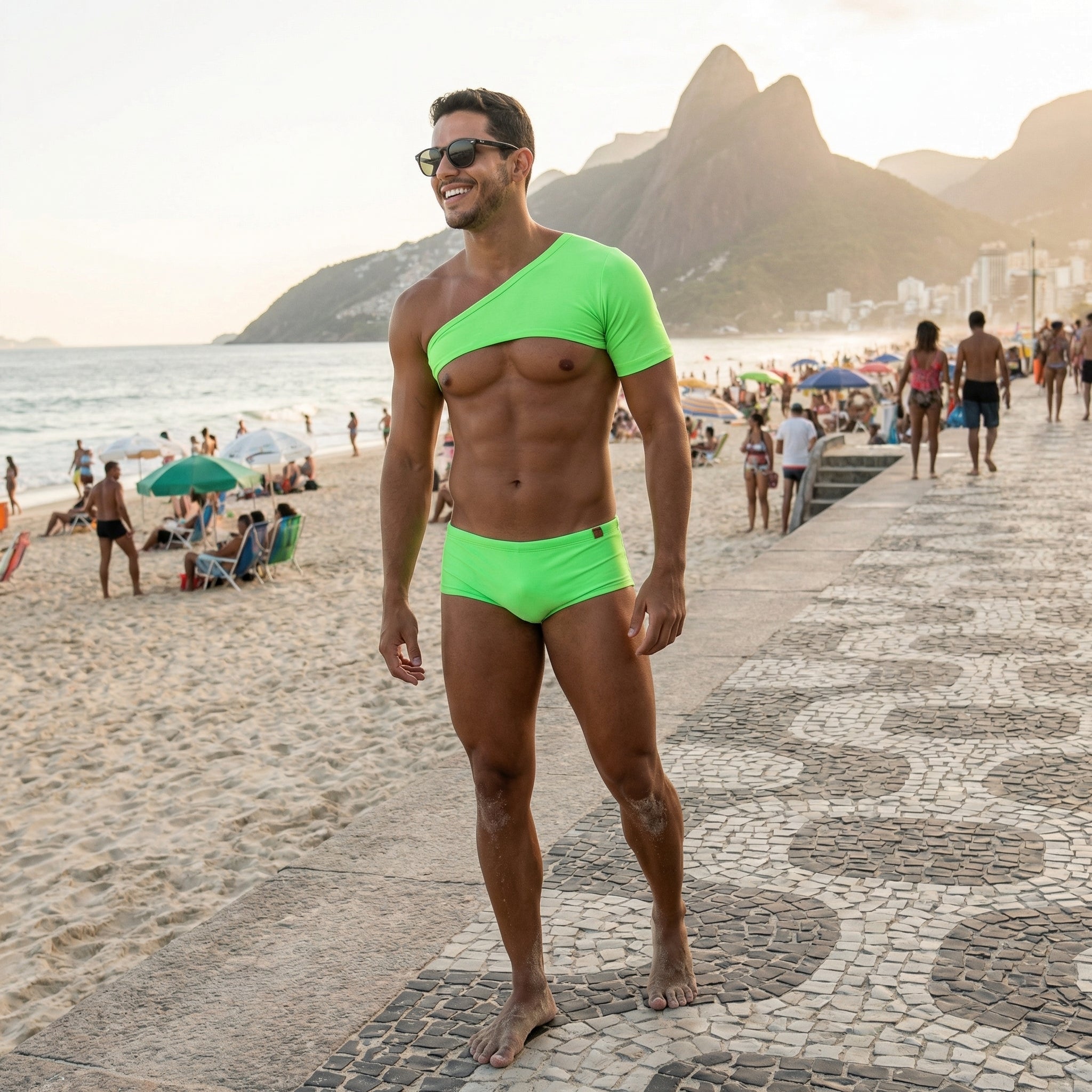 Haut de harnais et slip de bain Bloco Set
