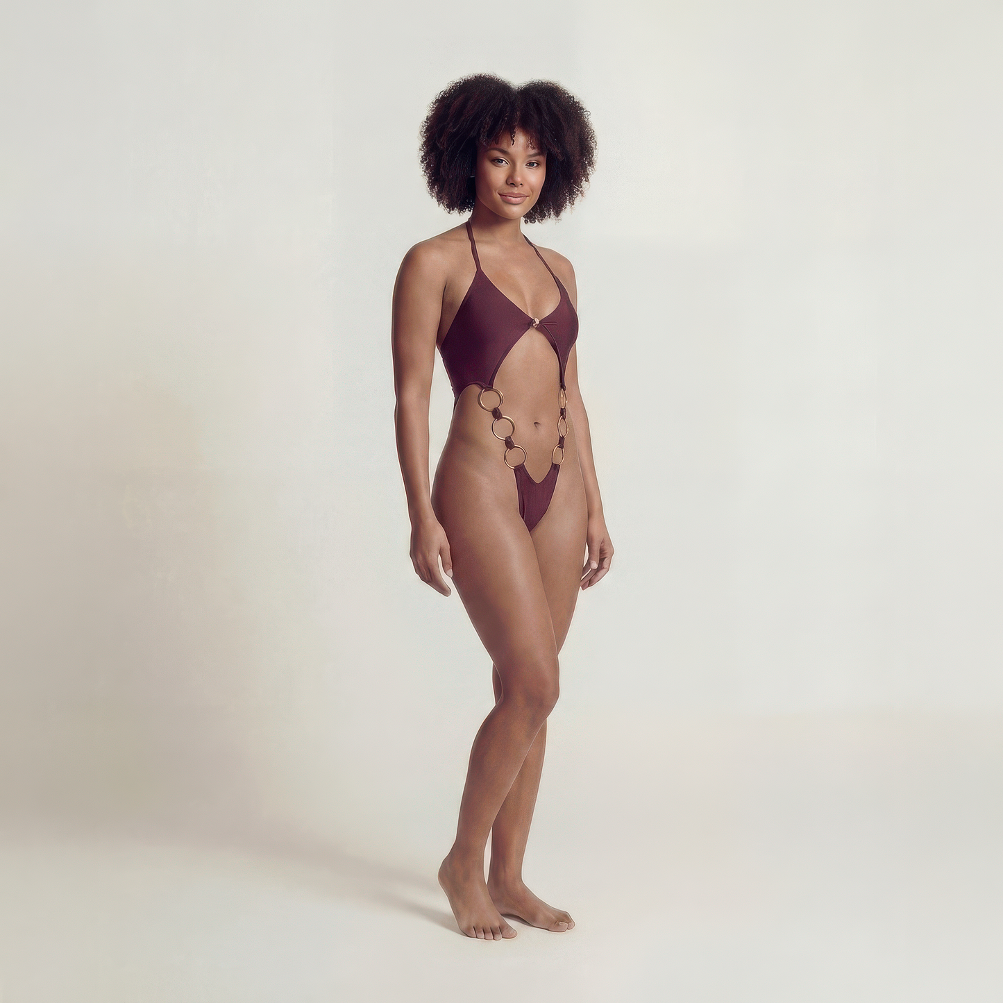 Ipanema High-Waisted One-Piece Swimsuit