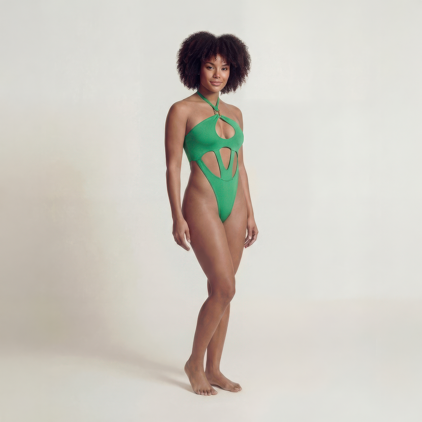 Leblon High-Waisted One-Piece Swimsuit