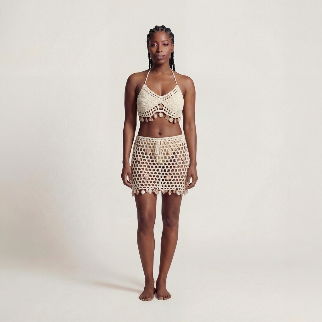 Lencol Bralette & Wrap Skirt Set