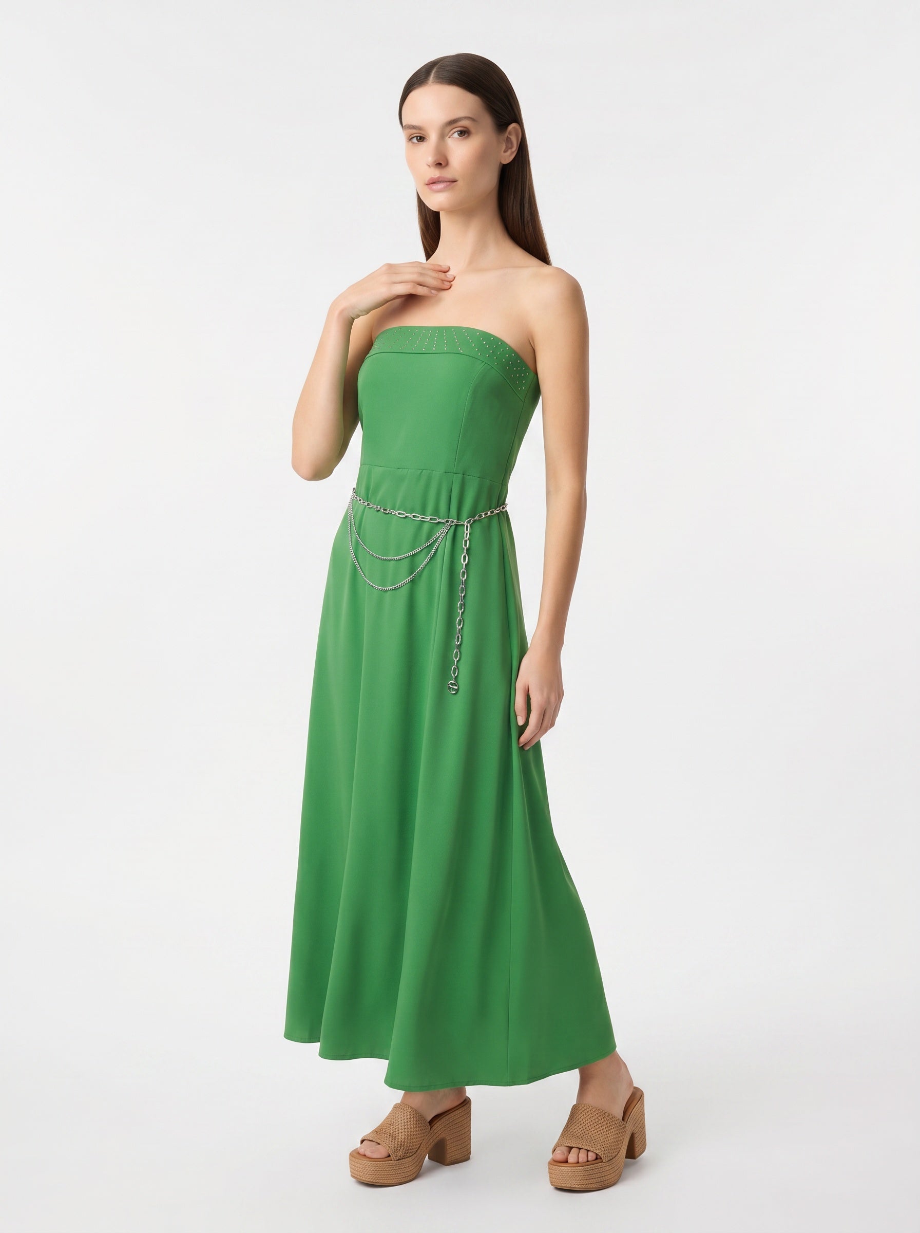 Opul Strapless Maxi Resort Dress
