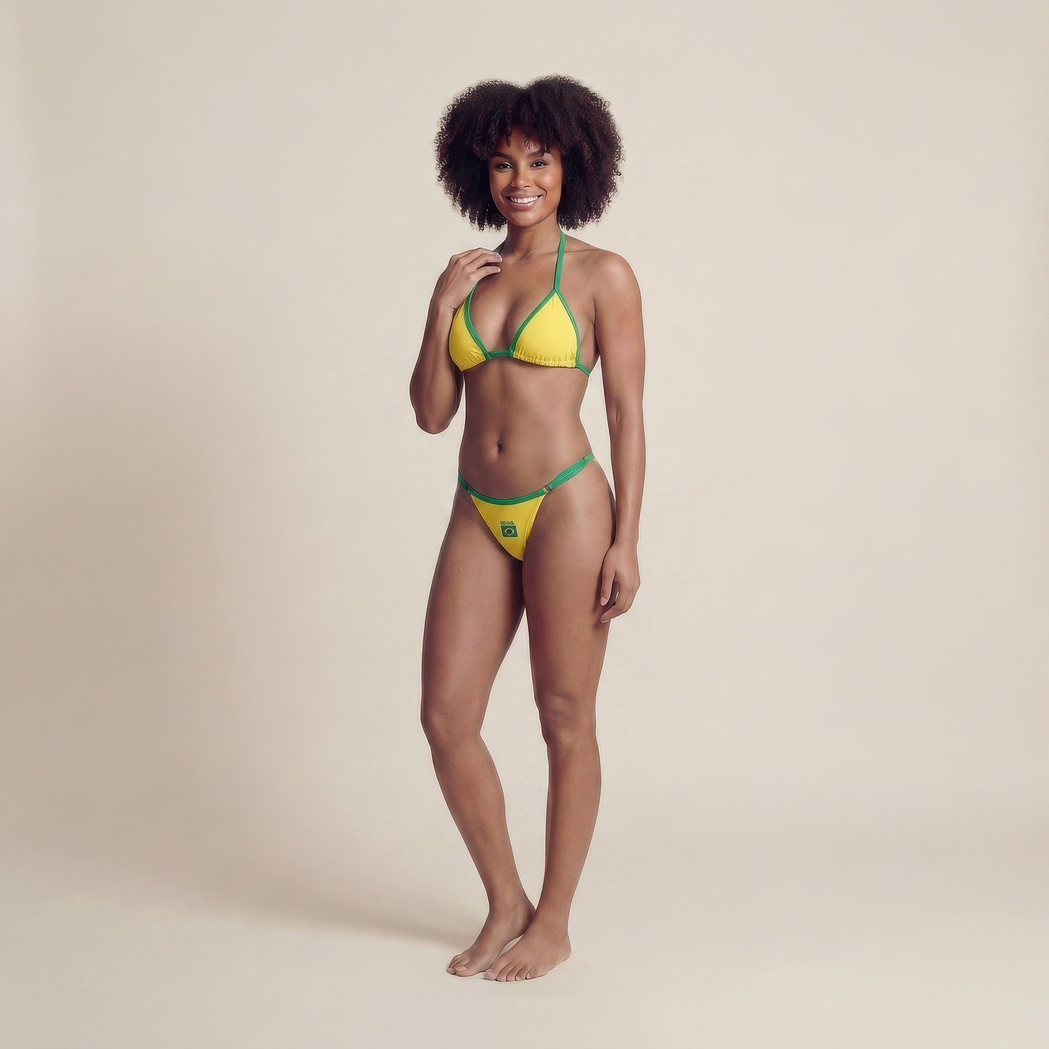 Ensemble de bikini Ouro Verde
