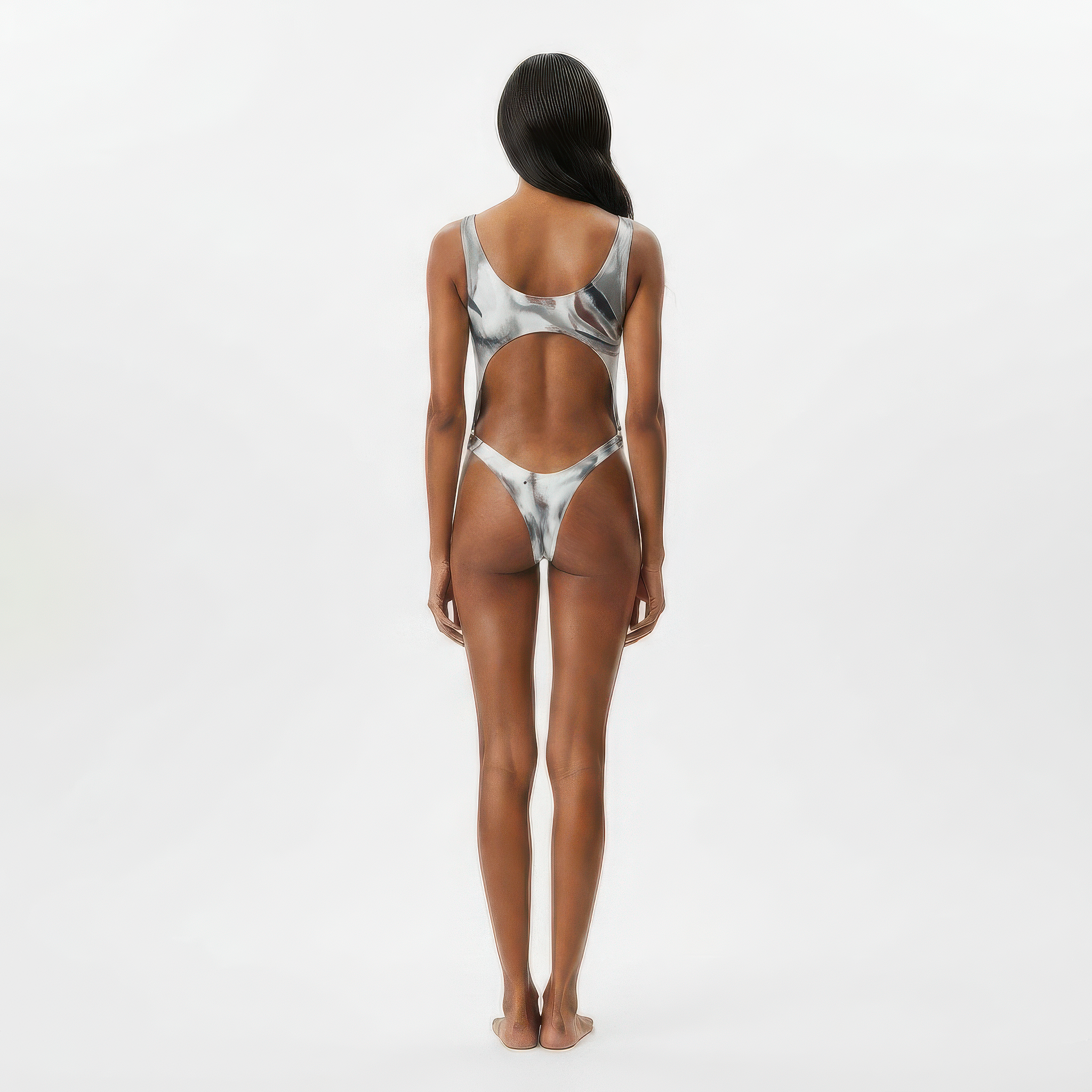 Maillot de bain une pièce taille haute Titanium Water