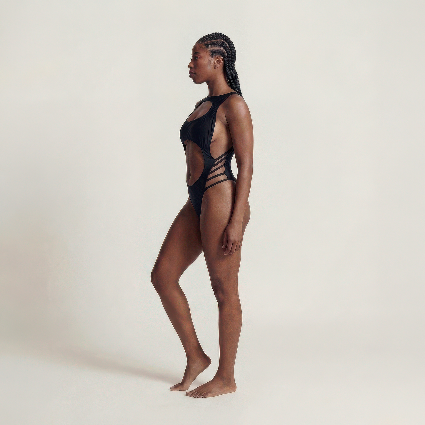 Tombo High-Waisted One-Piece Swimsuit