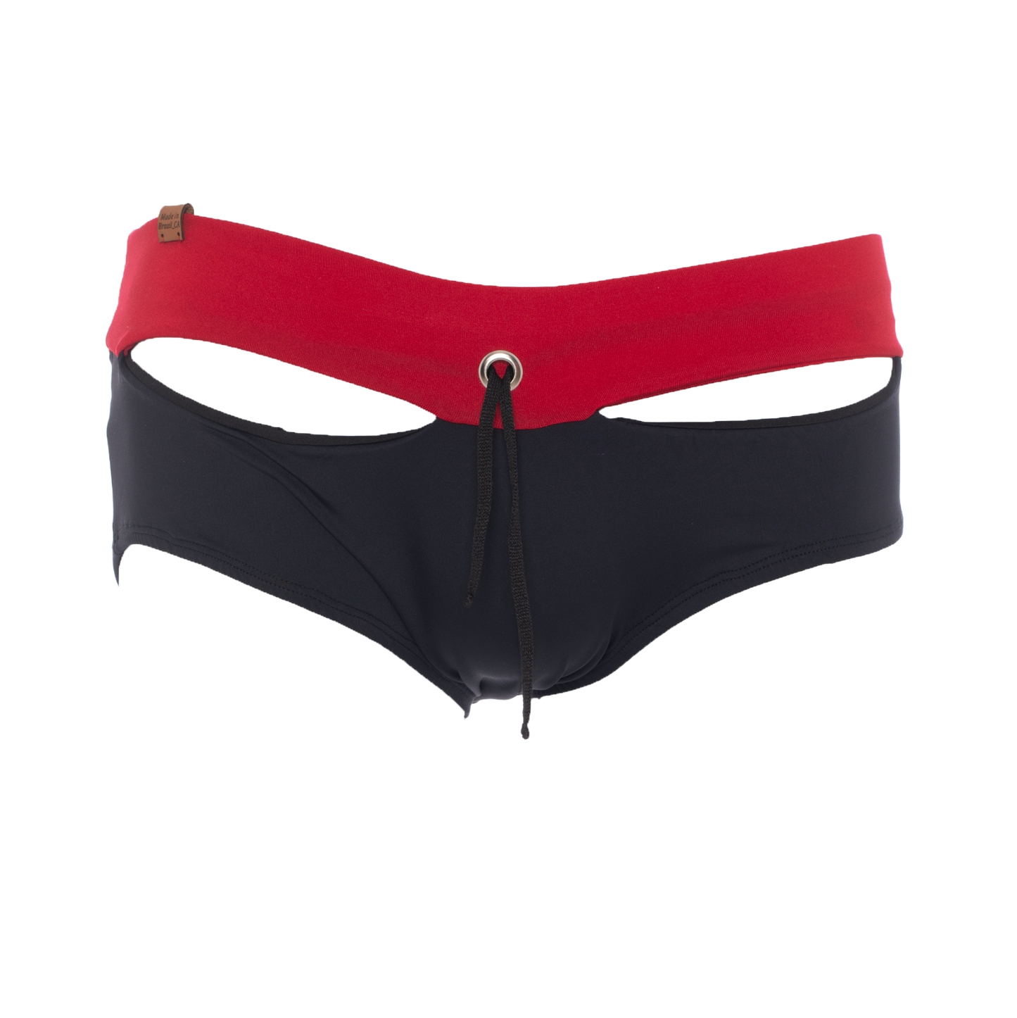 Twin Red Swim Trunks w/Adjustable Waist
