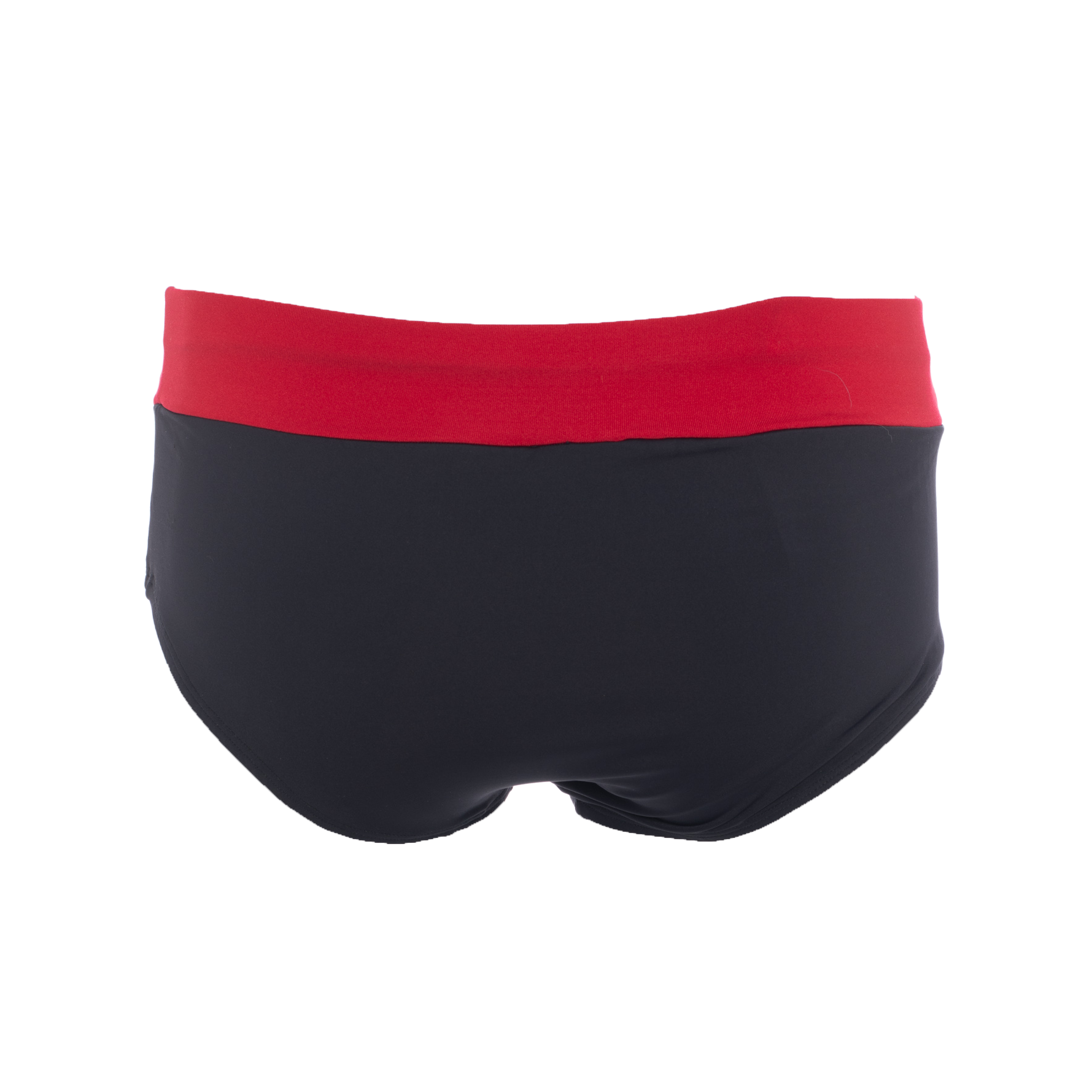 Caleçon de bain rouge jumeau avec taille ajustable